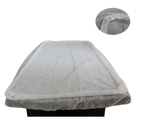 Hojas disponibles materiales de la protección de la cama de los PP SMS con el tamaño del 150CM de los X 220CM