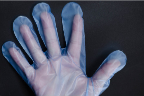 Guantes plásticos disponibles materiales del CPE del PE biodegradables para el hogar