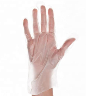 Guantes disponibles transparentes de la TPE de la categoría alimenticia para las pastelerías de los cafés