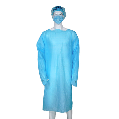 Vestido disponible del aislamiento del CPE del nivel 3 de AAMI BP70 para la industria alimentaria del laboratorio