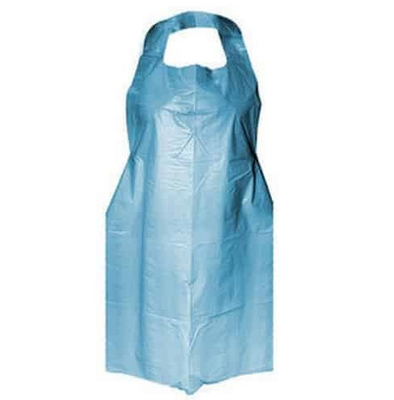 Grueso anti de la barrera 0.04M M del delantal plástico disponible azul ligero