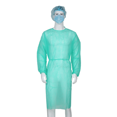 Respirable sin pelusa no tejida de los vestidos disponibles del aislamiento para el hospital