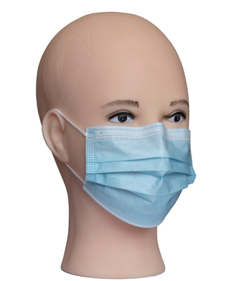 Mascarilla protectora disponible médica quirúrgica de la clínica para la prevención del polvo
