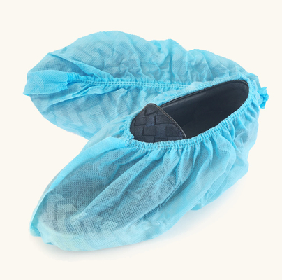 El zapato disponible de la prueba del polvo cubre color azul no tejido de la resbalón anti