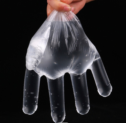 Los guantes plásticos disponibles transparentes del LDPE impermeabilizan para el restaurante