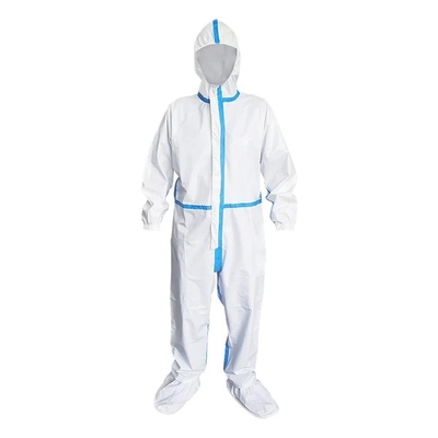 Tipo respirable ligero 4 del traje protector microporoso de la bata 5 6