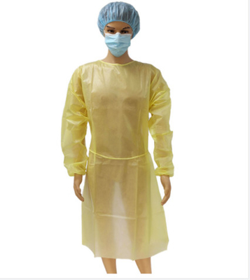 Color amarillo quirúrgico de los vestidos disponibles protectores resistentes líquidos