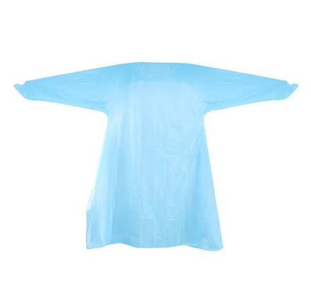 Vestido disponible del CPE del aislamiento llano 3 para el laboratorio médico